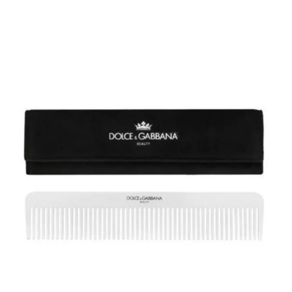 Dolce & Gabbana K Metallic Haircomb Pocket Comb w Travel Case New! GWP